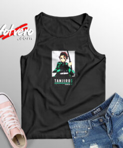 Tanjiro Kamado Kimetsu No Yaiba Aesthetic Sleeveless Shirt