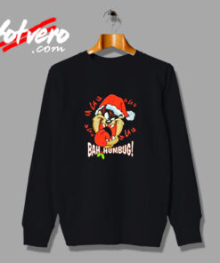 Tasmanian Bah Humbug Tongue Christmas Urban Sweatshirt