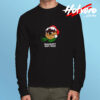 Tasmanian Devil Naughty Not Nice Christmas Long Sleeve T shirt