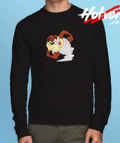 Tasmanian Devil Spinning Fast Long Sleeve T shirt