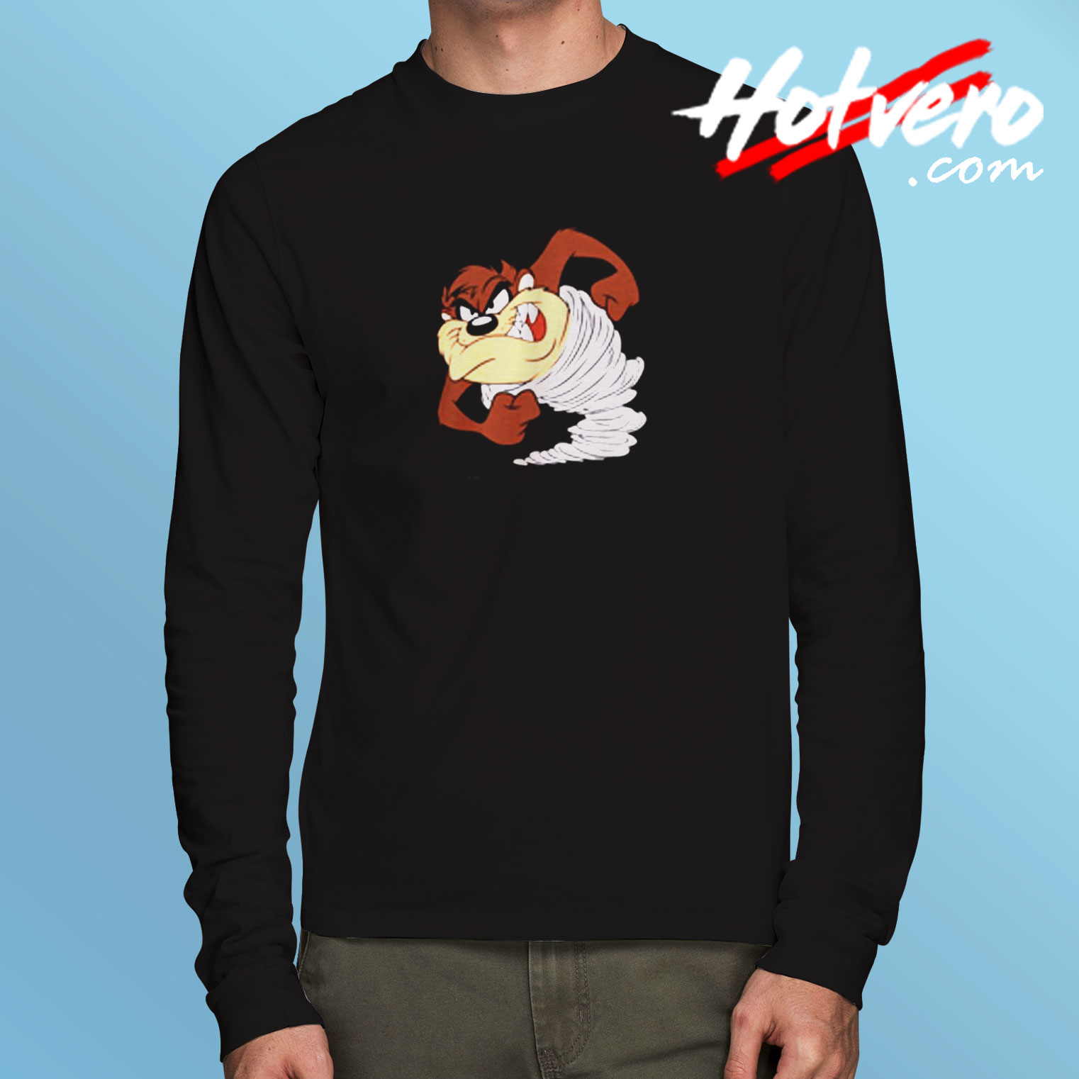 Tasmanian Devil Spinning Fast Long Sleeve T shirt