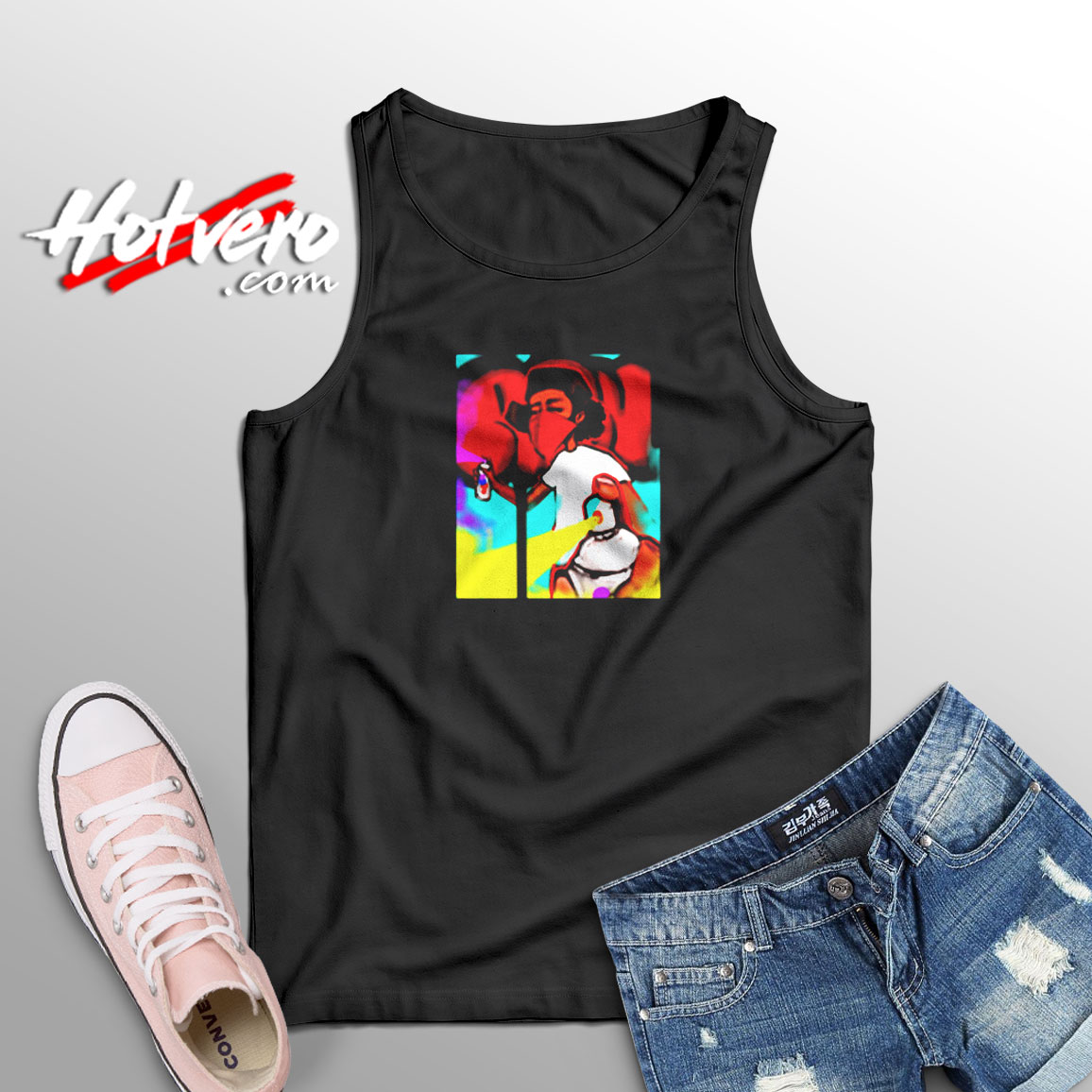 Tattoo Artist Ron Rich Graffiti Aesthetic Sleeveless Shirt