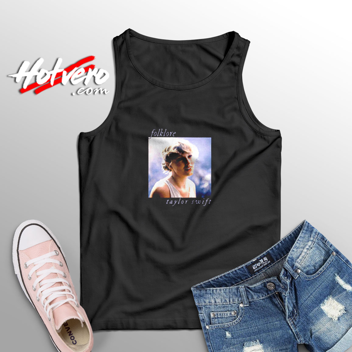 Taylor Swift Folklore Album Aesthetic Sleeveless Shirt