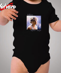 Taylor Swift Folklore Album Cozy Baby Onesies
