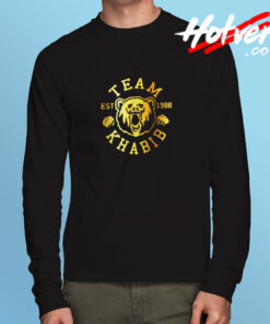 Team Khabib Bear Khabib Nurmagomedov Long Sleeve T shirt