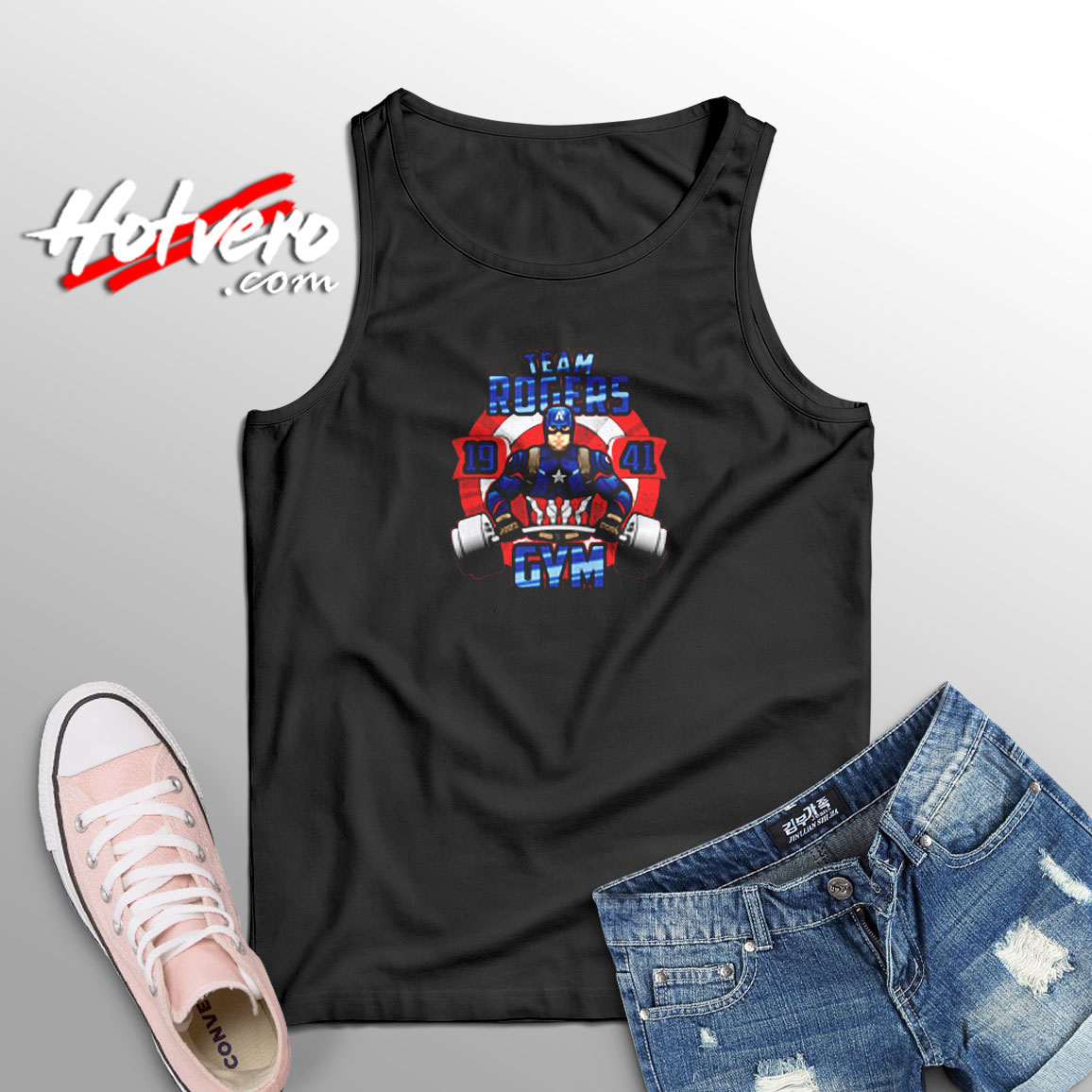 Team Rogers Gym Aesthetic Sleeveless Shirt