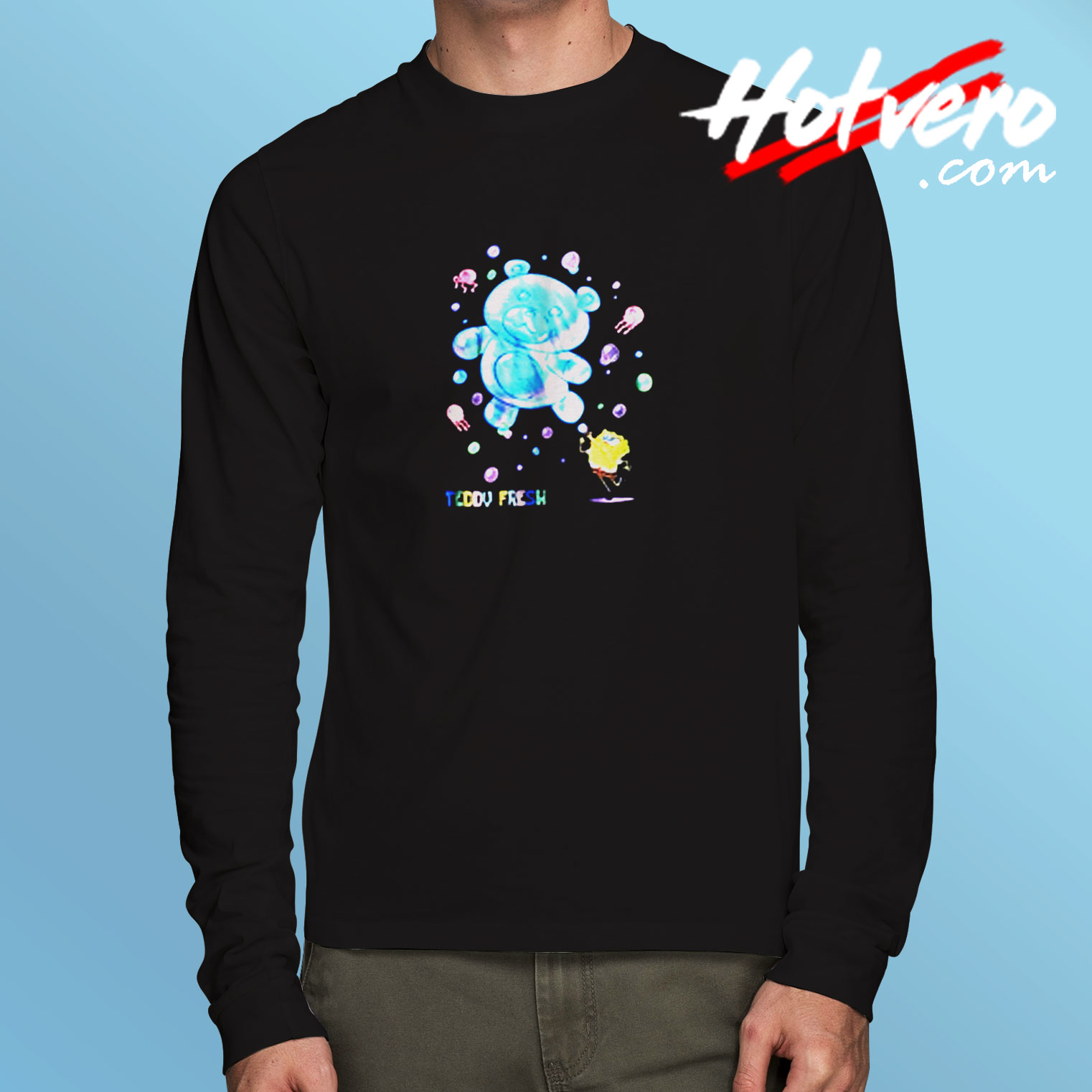 Teddy Fresh X Spongebob Bubbles Long Sleeve T shirt