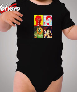 The Beatles Pop Art Cozy Baby Onesies