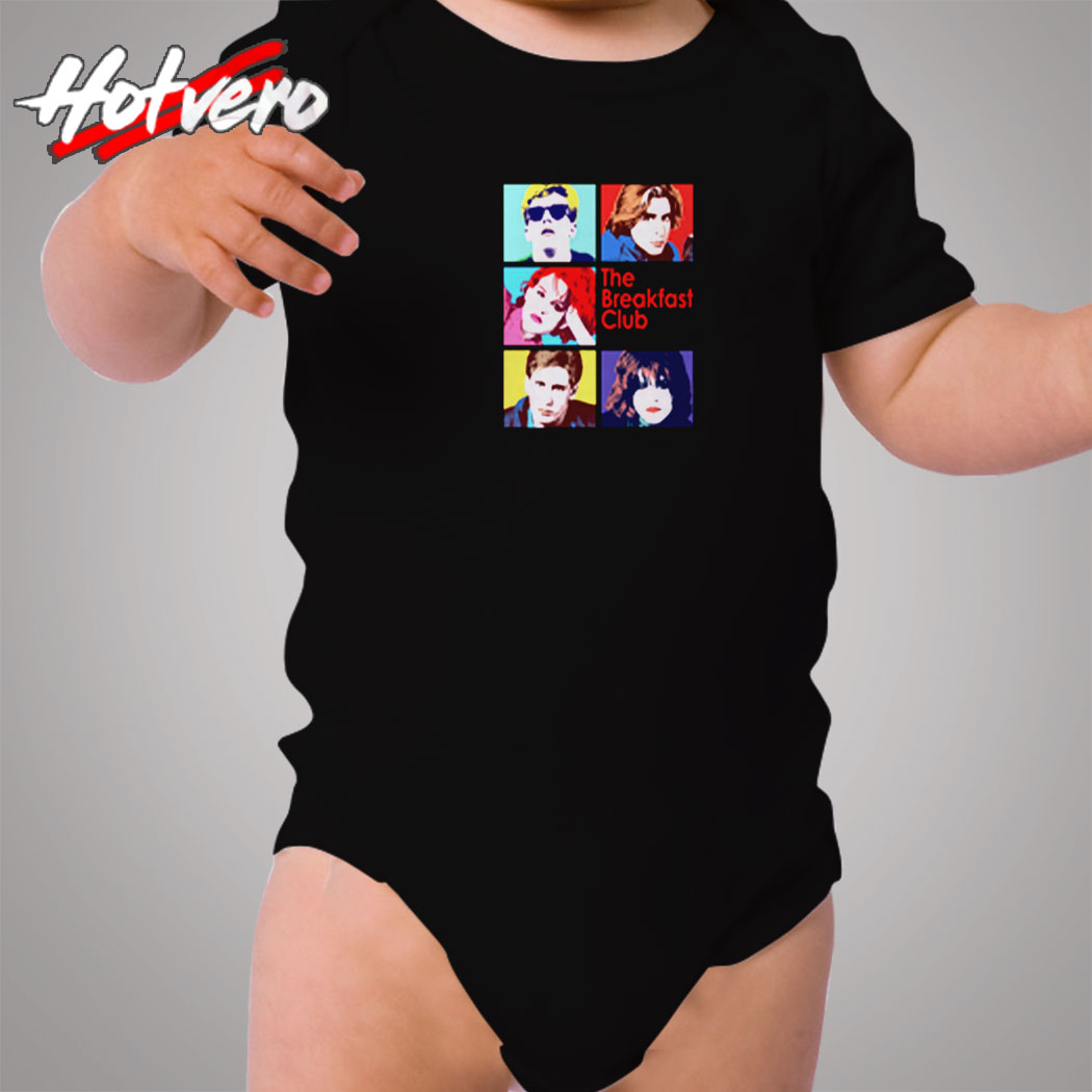 The Breakfast Club Movie 80s Retro Cozy Baby Onesies