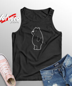 The Cool Ice Bear Design Aesthetic Sleeveless Shirt