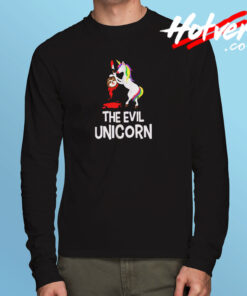 The Evil Unicorn Long Sleeve T shirt