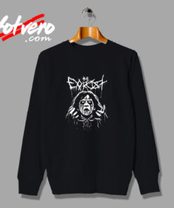 The Exorcist Black Metal Style Urban Sweatshirt