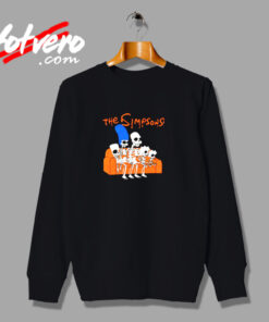 The Family Simpsons Skeleton Urban Sweatshirt