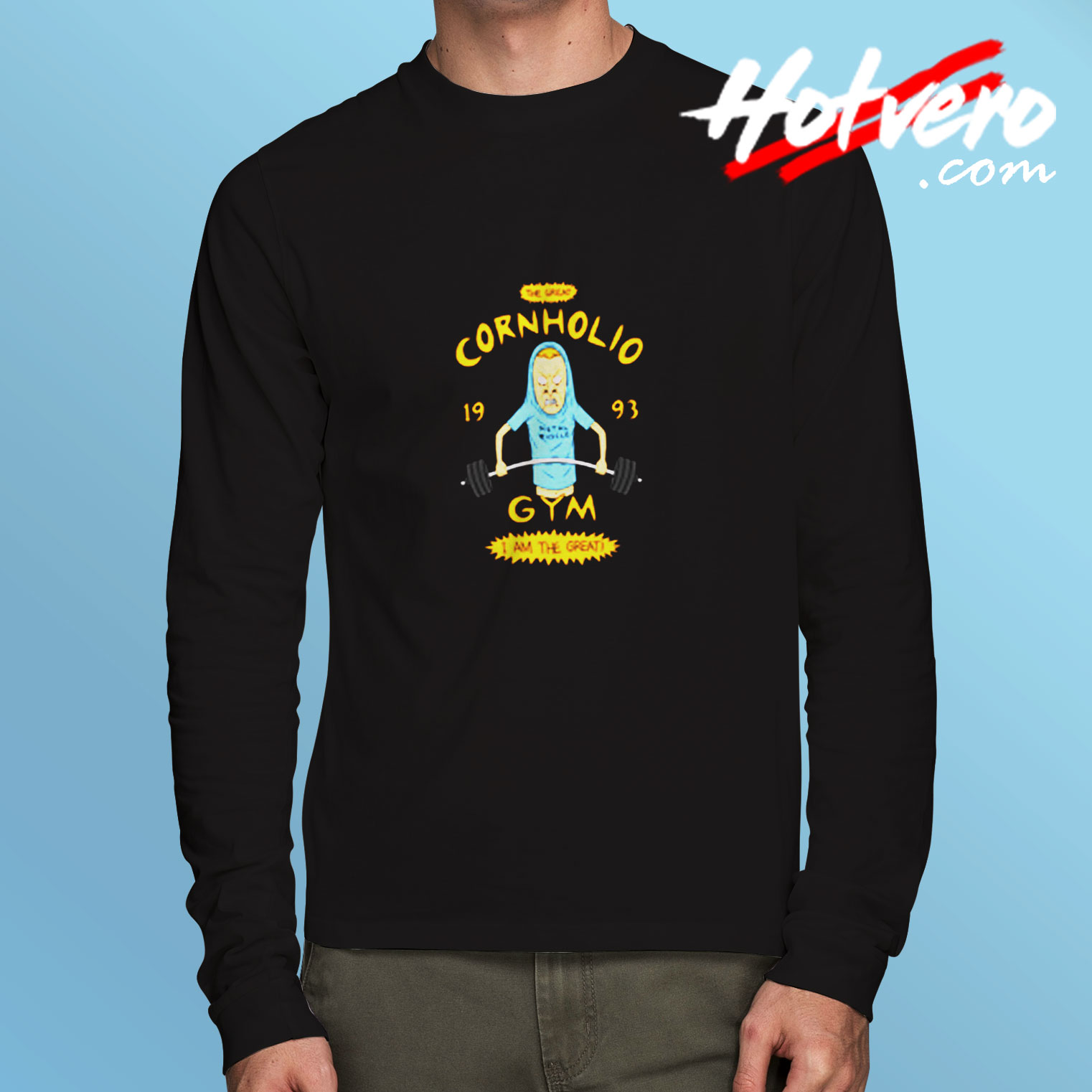 The Great Cornholio Gym 1993 Long Sleeve T shirt