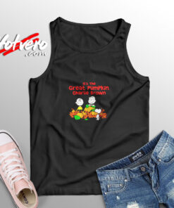 The Great Pumpkin Charlie Brown Funny Aesthetic Sleeveless Shirt