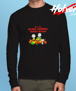 The Great Pumpkin Charlie Brown Funny Long Sleeve T shirt