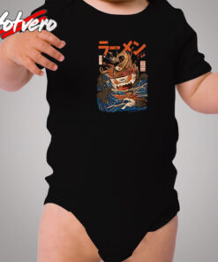The Great Ramen Off Kanagawa Cozy Baby Onesies