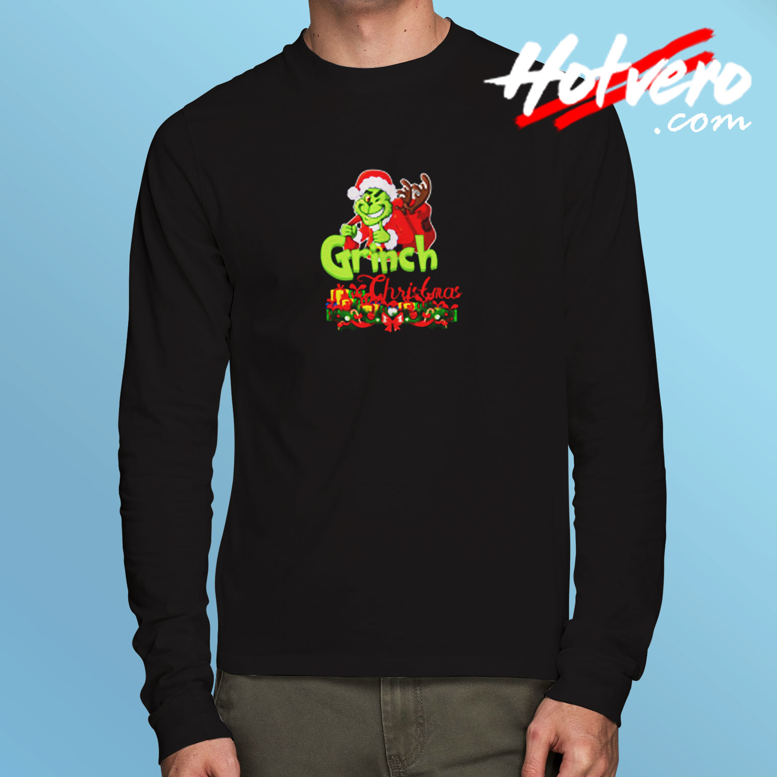 The Grinch Christmas Funny Long Sleeve T shirt
