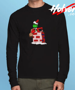 The Grinch Santa Long Sleeve T shirt