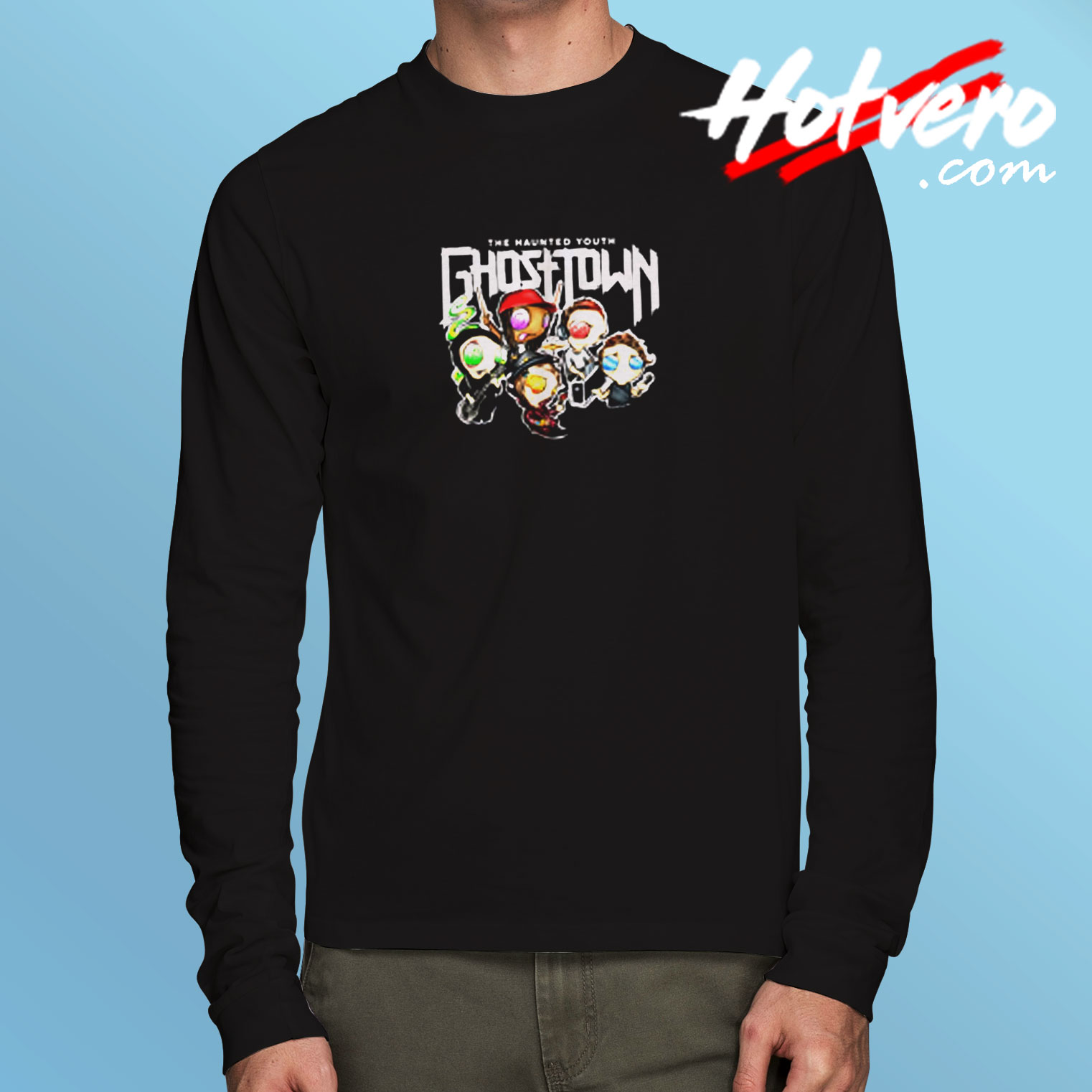 The Haunted Youth Ghosttown Long Sleeve T shirt