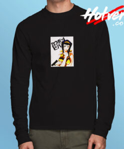 The Potrait Of Faye Valentine From Cowboy Long Sleeve T shirt