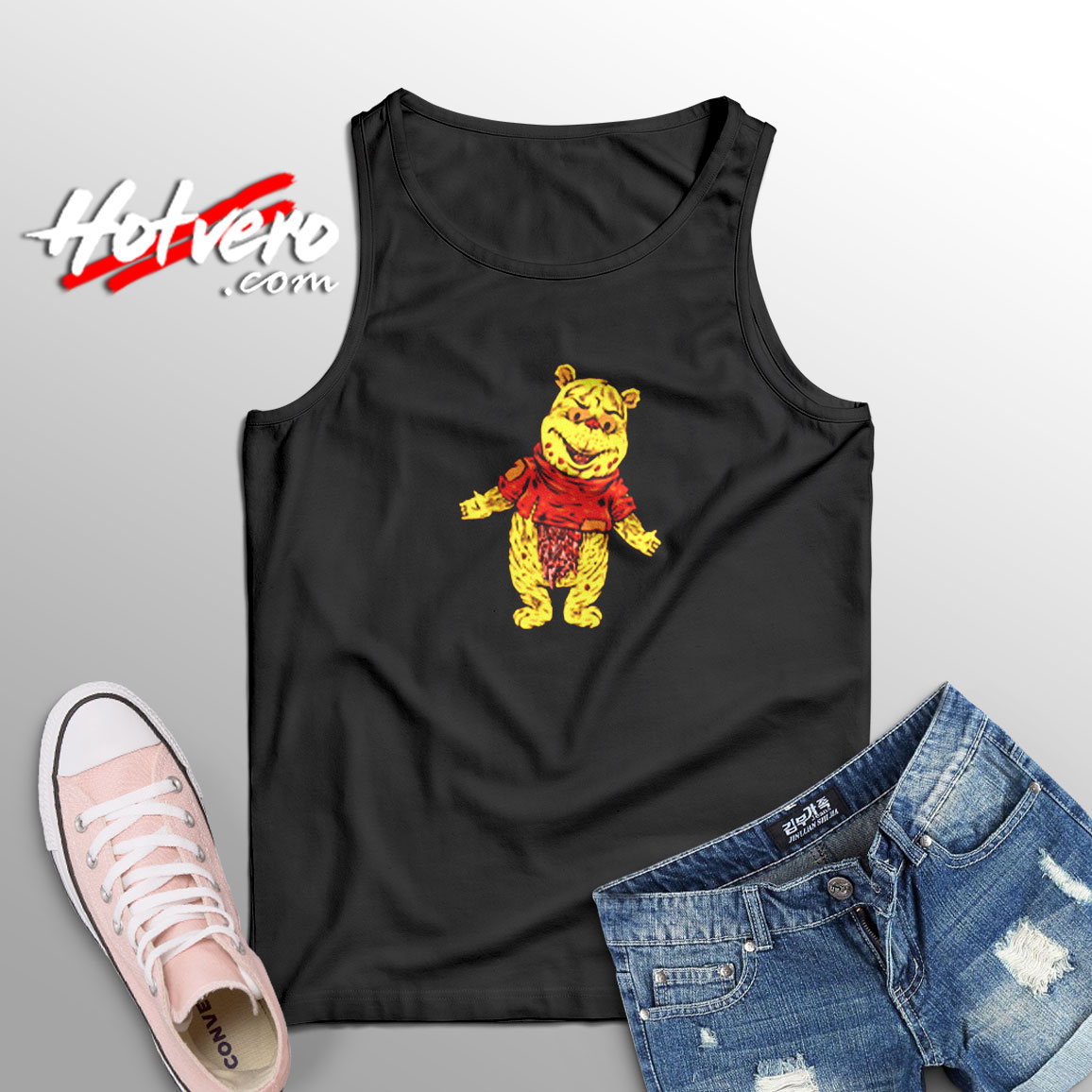 The Scary Pooh Aesthetic Sleeveless Shirt