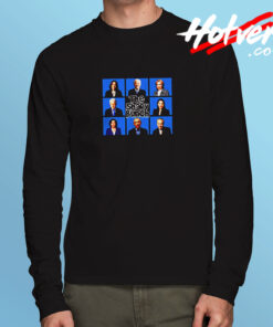 The Shady Bunch Obama Biden Kamala Long Sleeve T shirt