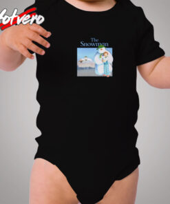 The Snowman Christmas Movie Cozy Baby Onesies