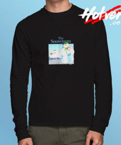The Snowman Christmas Movie Long Sleeve T shirt