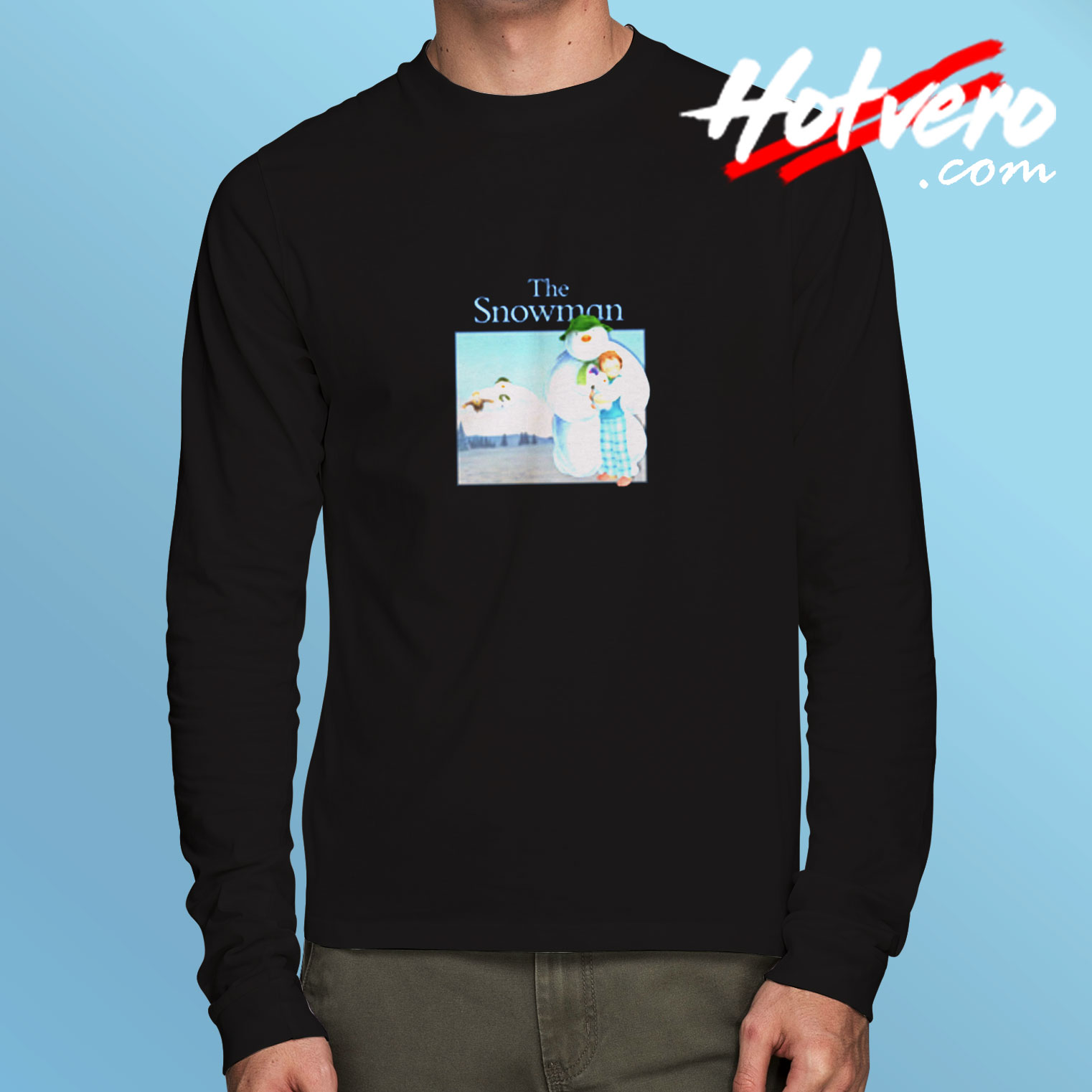 The Snowman Christmas Movie Long Sleeve T shirt