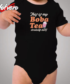 This Is My Boba Tea Drinking Cozy Baby Onesies