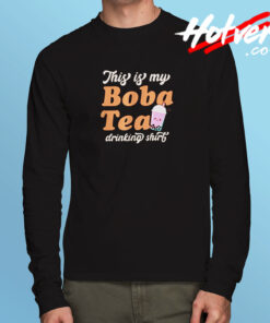 This Is My Boba Tea Drinking Long Sleeve T shirt