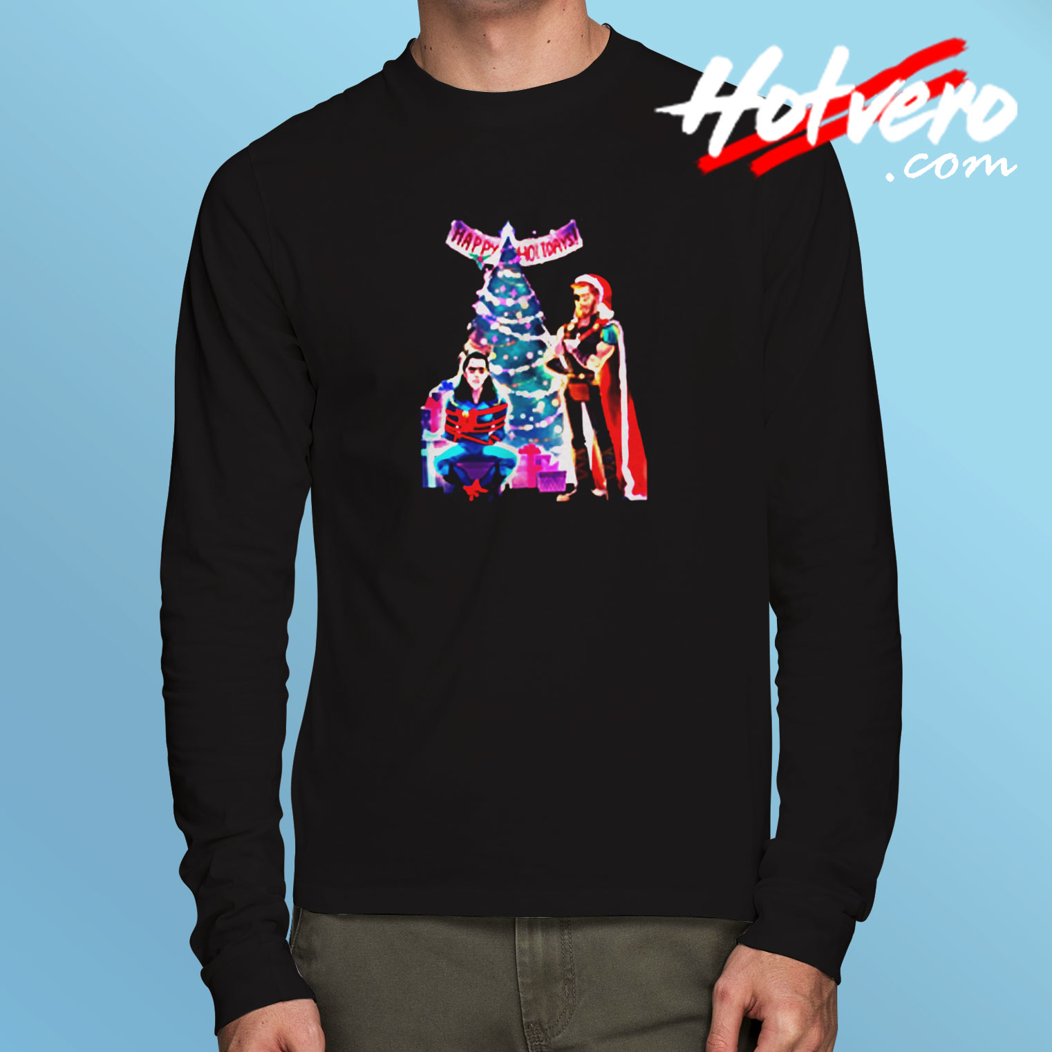 Thor And Loki Christmas Long Sleeve T shirt