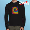 Tie Dye Pi Day Long Sleeve T shirt
