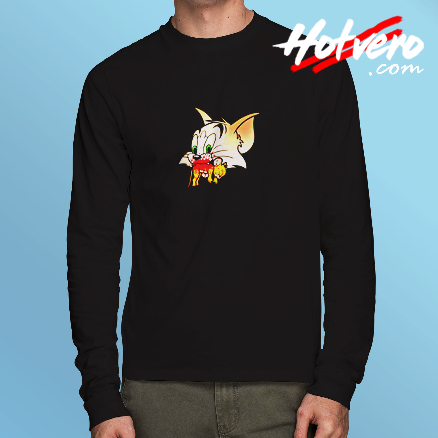 Tom Kills Jerry Funny Long Sleeve T shirt