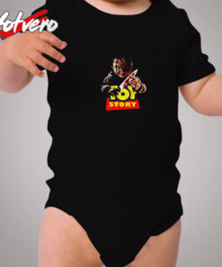 Toy Story Chucky Movie Want To Play Cozy Baby Onesies