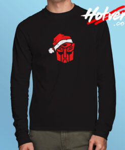 Transformers Autobot Santa Christmas Long Sleeve T shirt