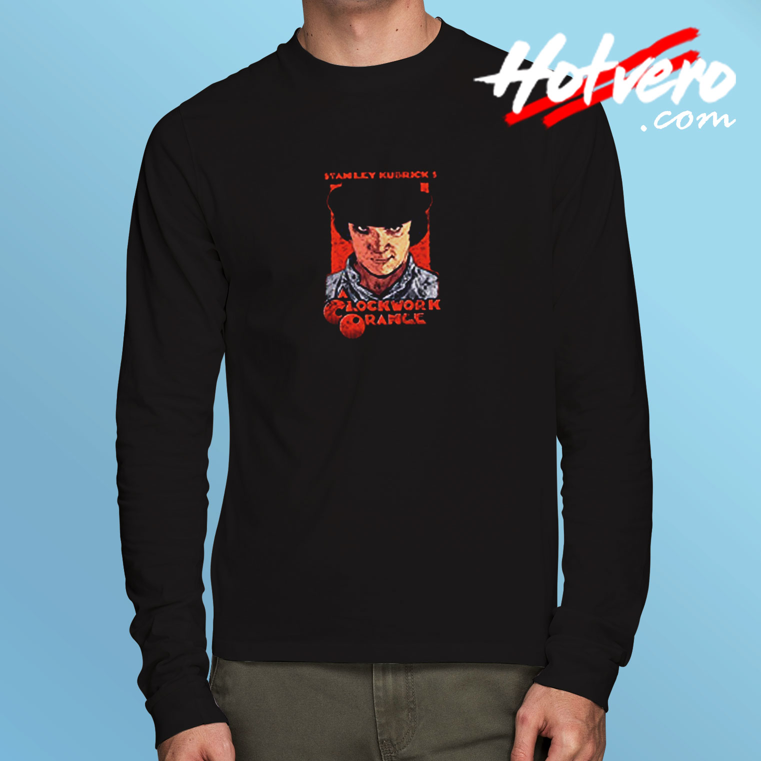 Trevco A Clockwork Orange Sinister Stare Long Sleeve T shirt