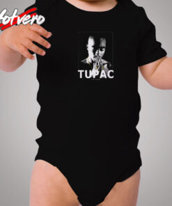 Tupac In Memoriam Portrait 1971 1996 Cozy Baby Onesies