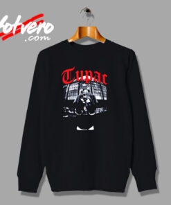 Tupac Shakur Birds Middle Finger Urban Sweatshirt