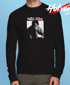 Tupac Shakur Poetic Justice Long Sleeve T shirt
