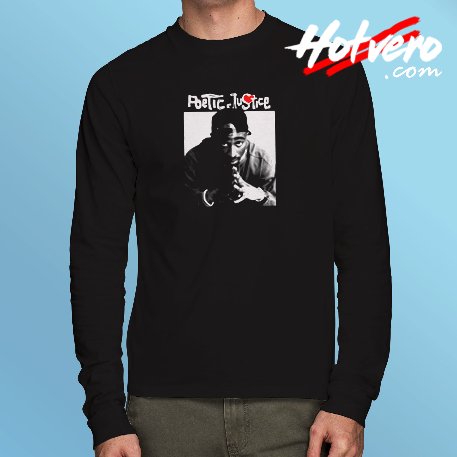 Tupac Shakur Poetic Justice Long Sleeve T shirt