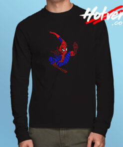 Typeface Spidey Long Sleeve T shirt