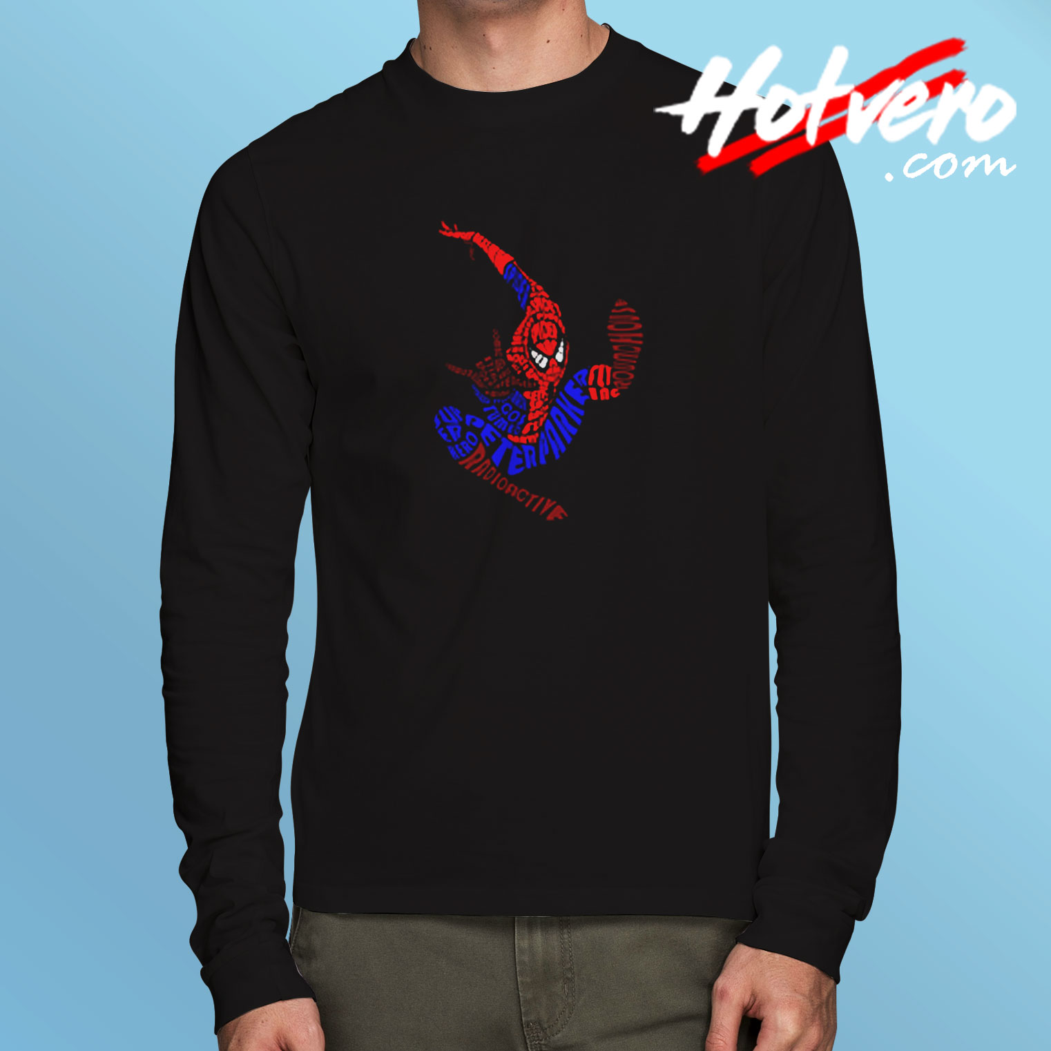 Typeface Spidey Long Sleeve T shirt