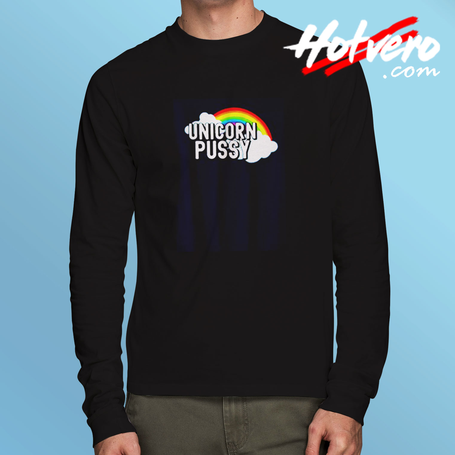 Unicorn Pussy Girlfriend Valentines Day Long Sleeve T shirt