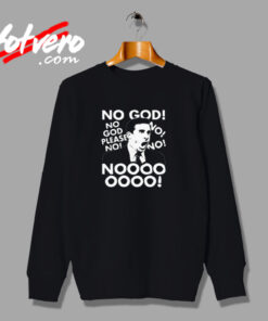 Us Michael Scott No God No Urban Sweatshirt