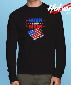Usa Flag Trump 2020 Anti Joe Biden Pullover Long Sleeve T shirt