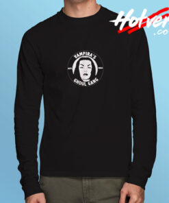 Vampira's Ghoul Gang Long Sleeve T shirt
