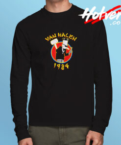 Van Halen 1984 Vintage Album Logo Long Sleeve T shirt