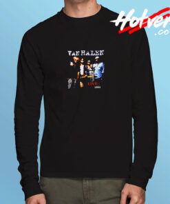 Van Hallen Live 1993 Wolrd Tour Long Sleeve T shirt